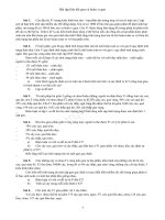 bài tập liên kết hoán vị gen