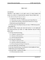 Hoàn thiện kế toán bán hàng và xác định kết quả kinh doanh tại công ty TNHH thương mại kỹ thuật Hồng Sơn