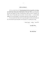 luận văn thạc sĩ thương mại Giải pháp phát triển thị trường dịch vụ tín dụng của Ngân hàng Thương mại Cổ phần Quốc tế Việt Nam (VIB