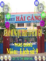 Bài 27: CUỘC KHÁNG CHIẾN TOÀN QUỐC CHỐNG TDP XÂM LƯỢC KẾT THÚC (1953 - 1954) (T1). Thao giảng cấp Thành PhốQNhơn