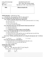Đề thi giữa học kỳ năm học 2010-2011