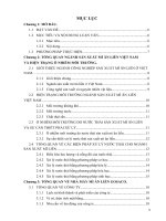 Luận văn Ô nhiễm môn trường do nước thải sản xuất mì ăn liền