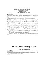 Đê thi HSG môn Sử 9&DA