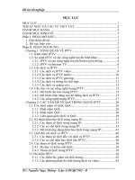 đồ án kỹ thuật viễn thông Đo kiểm và đánh giá chất lượng trong IPTV