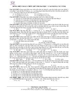 Dòng điện xoay chiều qua đề thi đại học các năm