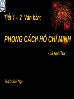 Giáo án bồi dưỡng thao giảng, thi giáo viên ngữ văn 9 bài Phong cách Hồ Chí Minh (10)