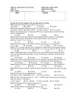 de kiem tra lop 12, lan 2 cuc hay