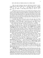 Hãy giử gìn sự trong sáng của tiếng việt