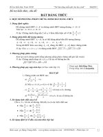 Một số bài tập BDT cơ bản