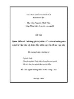 Đề cương Luận văn thạc sĩ Quan điểm về “những giá trị châu Á” và ảnh hưởng của nó đến việc bảo vệ, thúc đẩy nhân quyền ở khu vực này