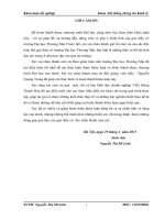 luận văn khoa hệ thống thông tin quản lý Định hướng phát triển và một số giải pháp để hoàn thiện HTTT quản lý  kho hàng của Viễn thông Thanh Hóa.