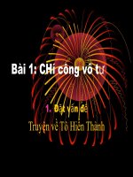 Bài 1 Chí công vô tư