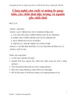 Công nghệ sản xuất xi măng lò quay khô, các chất thải đặc trưng và nguồn gốc chất thải