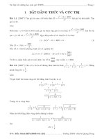 Tài liệu bất đẳng thức
