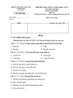 ĐỀ THI HỌC KỲ II SINH 8 (5)