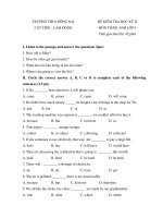 Đề thi HKII Tiếng anh 9 - 4