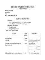 GIÁO ÁN HỘI GIẢNG MÔN THỂ DỤC CẤP TIỂU HỌC THẬT HOT