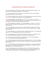 chuyên đề giải tích trong mặt phẳng