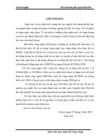 đồ án kỹ thuật viễn thông  GIAO DIỆN VÔ TUYẾN TRONG WCDMA và CÁC CÔNG NGHỆ ỨNG DỤNG TRONG THIẾT BỊ CỦA WCDMA