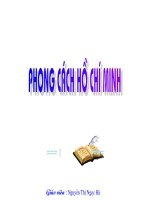 Giáo án bồi dưỡng thao giảng, thi giáo viên ngữ văn 9 bài Phong cách Hồ Chí Minh (14)