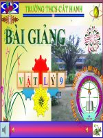 Tiết 60 Sự phân tích ánh sáng trắng