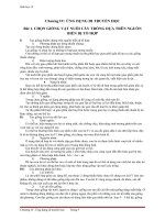 ỨNg dụng di truyền học