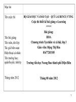 Slide TNXh lớp 3 -Hoa -GV Đặng Thị Hòa