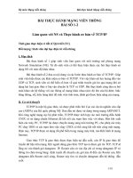 BÀI THỰC HÀNH MẠNG VIỄN THÔNG BÀI SỐ 1-2 Làm quen với NS và Thực hành cơ bản về TCPIP