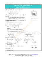 tài liệu ôn thi môn lý chương mạch dao động LC