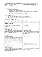 Giáo án Lịch swrv - Địa lí l4