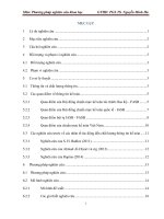 Nghiên cứu những nhân tố tác động đến chất lượng Thông Tin Kế Toán của các doanh nghiệp vừa và nhỏ trên địa bàn TP.Thủ Dầu Một, tỉnh Bình Dương