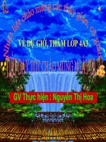 chia một tổng cho một số