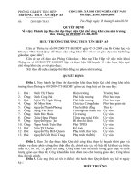 Kế hoạch thực hiện Quy chế công khai của trường THCS theo tTho6ng tư 09/2009