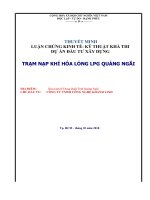 Dự án đầu tư xây dựng trạm nạp khí hóa lỏng LPG Quảng Ngãi