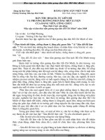 GIÁO ÁN DẠY CHUYÊN ĐỀ