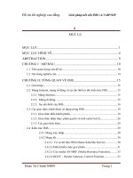 đồ án kỹ thuật viễn thông GIẢI PHÁP KẾT NỐI IMS VÀ V0IPSIP