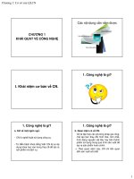 Slide môn quản lý công nghệ: Chương 1: Khái quát về công nghệ