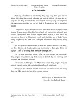 luận văn kỹ thuật môi trường Thiết kế hệ thống thoát nước thị xã Triệu Sơn đại học xây dựng hà nội