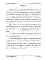 luận văn khoa kế toán  thương mại Kế toán bán mặt hàng khóa cửa tại công ty TNHH Kinh doanh tổng hợp Nguyên Hưng