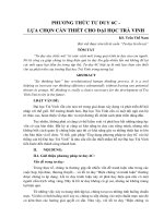 Phương thức tư duy 6c   lựa chọn cần thiết cho đại học trà vinh