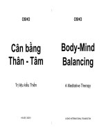 Sách hay_Cân bằng thân tâm-Osho