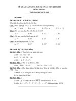 Đề KS giữa kì 1_Toán 6_1(10-11).doc