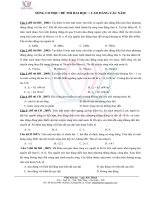 Sóng cơ học trong đề thi đại học các năm