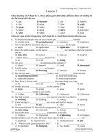 Tài Liệu Ôn Thi TN THPT T. Anh 12  Hệ 3 Năm (Có Đáp Án) (2010-2011)