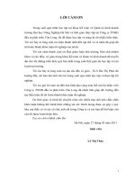 Tìm hiểu hệ thống kiểm soát nội bộ chu trình bán hàng  thu tiền tại công ty TNHH đầu tư phát triển Vân Long