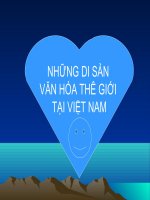 Những di sản thế giới tại Việt Nam