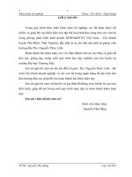 luận văn tài chính ngân hàng  Nâng cao hiệu quả hoạt động huy động vốn của Ngân hàng Nông Nghiệp và phát triển nông thông Việt Nam- chi nhánh huyện Phú Bình Thái Nguyên