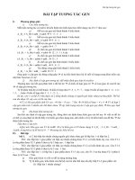 bài tập tương tác gen