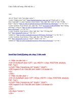 code ve đau và cuoi trang