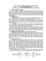 Mạng nơron nhân tạo(neural network) và chuỗi thời gian